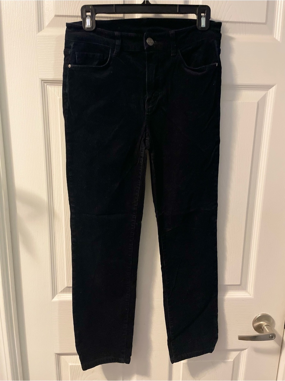 Massimo Dutti Black Straight-Leg Women’s Jeans
